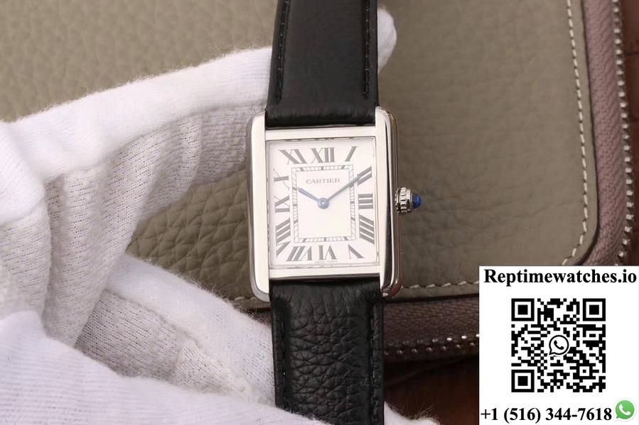 Cartier Tank Solo Ladies 31Mm Wsta0030 Jf Factory Silver Dial-Rep Time Watches