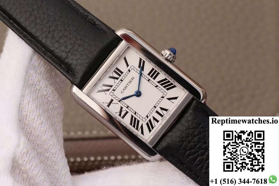 Cartier Tank Solo Ladies 31Mm Wsta0030 Jf Factory Silver Dial-Rep Time Watches