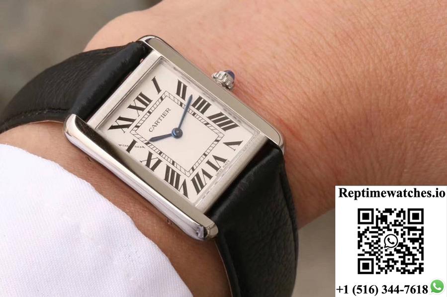 Cartier Tank Solo Ladies 31Mm Wsta0030 Jf Factory Silver Dial-Rep Time Watches