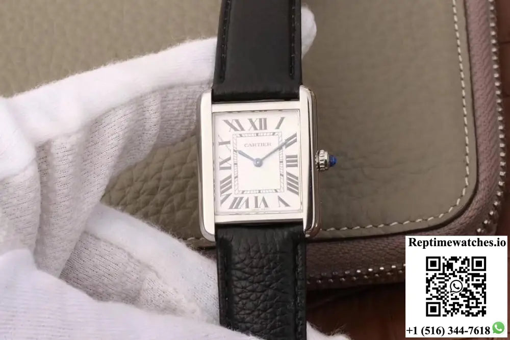 Cartier Tank Solo Ladies 31MM WSTA0030 JF Factory Silver Dial - Watches