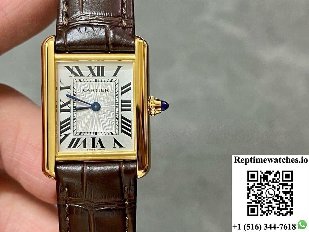 Cartier Tank W1529856 F1 Factory White Dial-Rep Time Watches