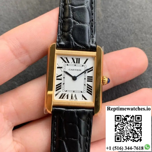 Cartier Tank W5200004 K11 Factory White Dial - Watches