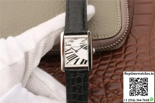 Cartier Tank W5200018 K11 Factory White Dial - Watches