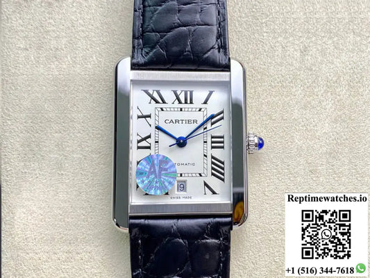 Cartier Tank W5200027 AF Factory Stainless Steel Case - Watches