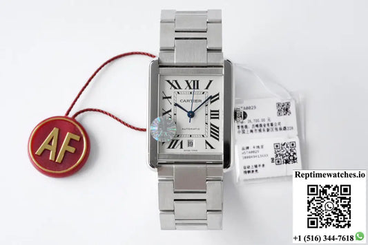 Cartier Tank W5200028 AF Factory Stainless Steel - Watches