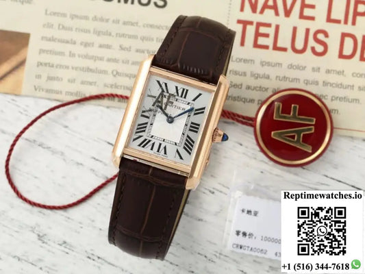 Cartier Tank WGTA0056 AF Factory Mineral Crystal Mirror