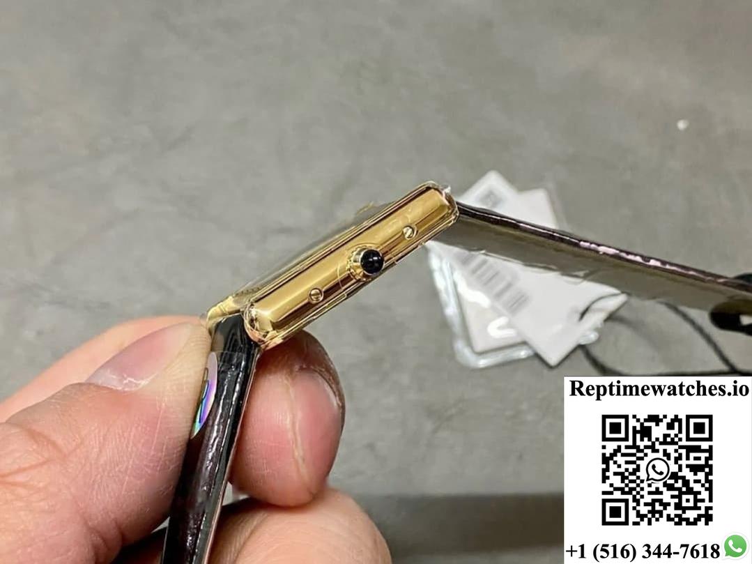 Cartier Tank Wgta0091 Dr Factory Black Dial-Rep Time Watches