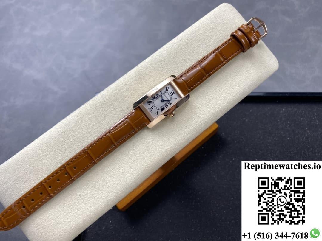 Cartier Tank Wgta0133 8848 Factory Alligator Leather Strap-Rep Time Watches