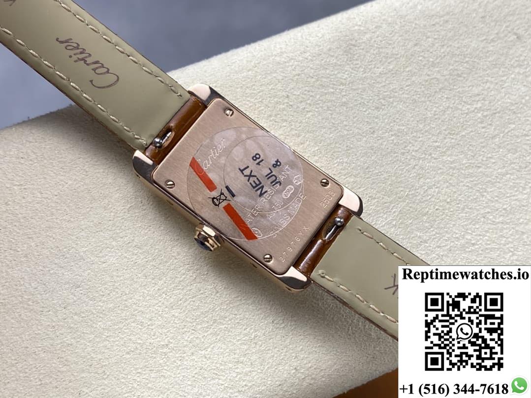 Cartier Tank Wgta0133 8848 Factory Alligator Leather Strap-Rep Time Watches