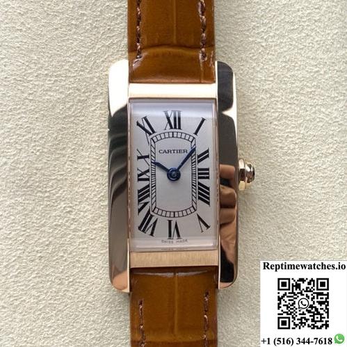 Cartier Tank Wgta0133 8848 Factory Alligator Leather Strap-Rep Time Watches