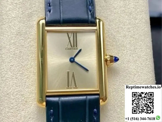 Cartier Tank WGTA0213 F1 Factory Alligator Leather Strap