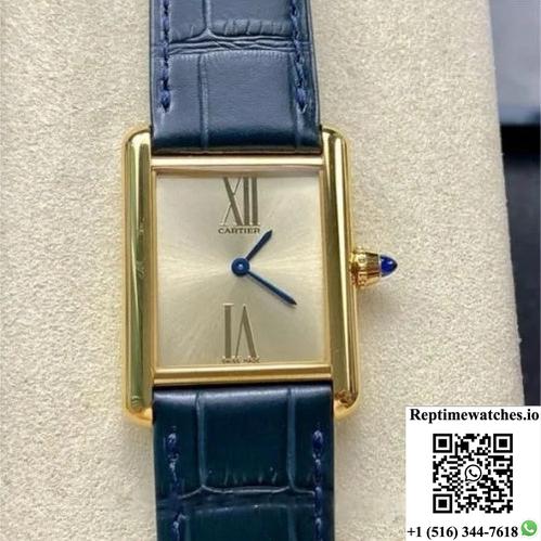Cartier Tank Wgta0213 F1 Factory Alligator Leather Strap-Rep Time Watches