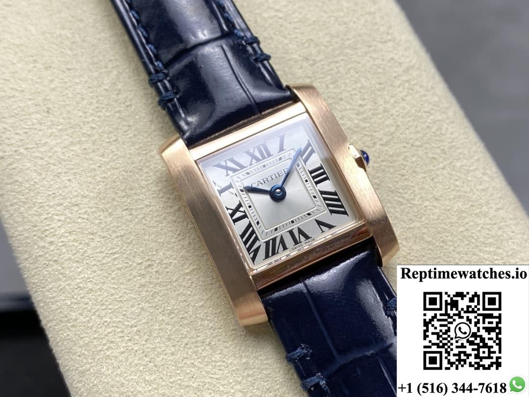 Cartier Tank Wgta0280 8848 Factory Alligator Leather Strap-Rep Time Watches
