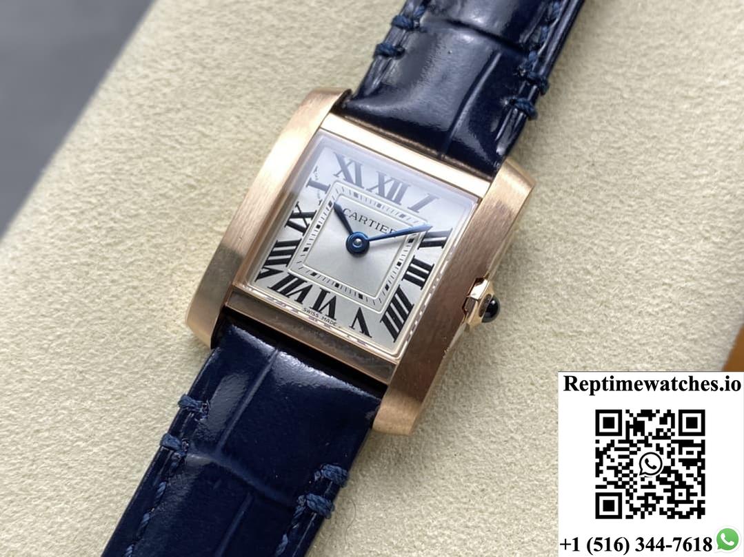 Cartier Tank Wgta0280 8848 Factory Alligator Leather Strap-Rep Time Watches