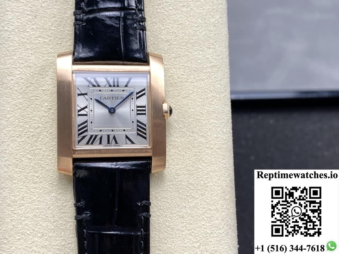 Cartier Tank Wgta0281 8848 Factory Gold Color Dial-Rep Time Watches