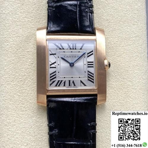 Cartier Tank Wgta0281 8848 Factory Gold Color Dial-Rep Time Watches