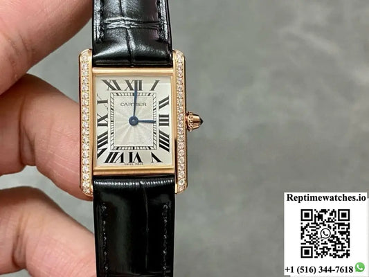 Cartier Tank WJTA0010 F1 Factory Diamond Bezel