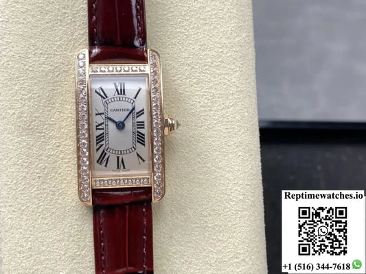 Cartier Tank WJTA0026 8848 Factory Diamond Bezel