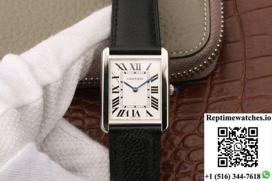 Cartier Tank Wsta0028 K11 Factory White Dial-Rep Time Watches