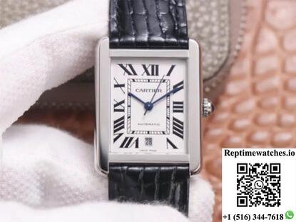 Cartier Tank Wsta0029 V9 Factory Stainless Steel-Rep Time Watches