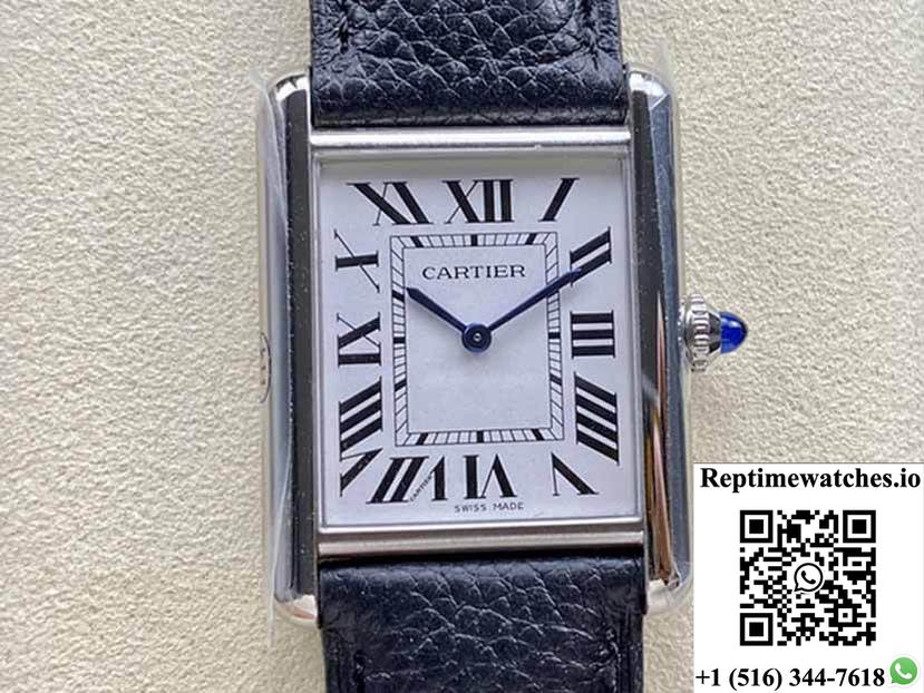 Cartier Tank Wsta0041 K11 Factory Silver White Dial-Rep Time Watches