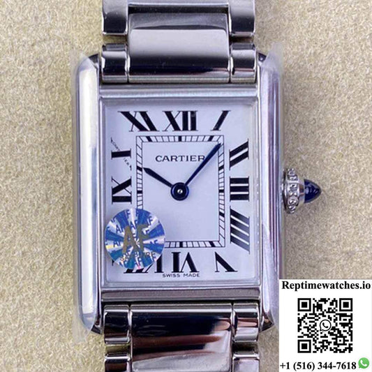 Cartier Tank Wsta0051 Af Factory Silver White Dial-Rep Time Watches
