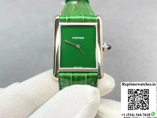 Cartier Tank WSTA0056 F1 Factory Stainless Steel Bezel
