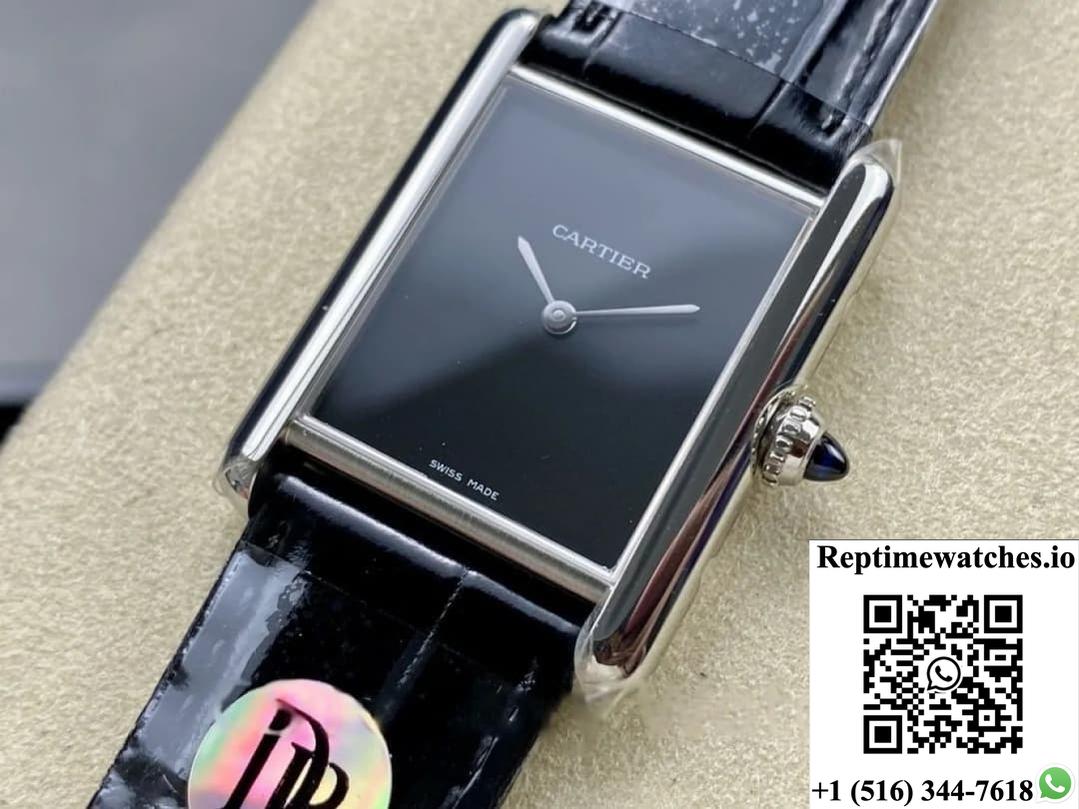 Cartier Tank Wsta0071 Dr Factory Stainless Steel Case-Rep Time Watches