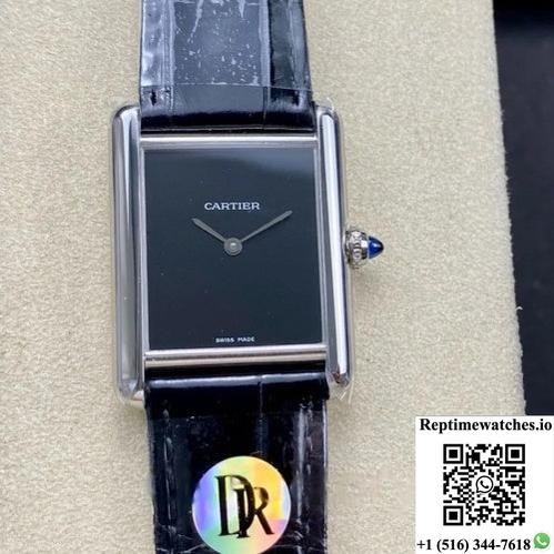 Cartier Tank Wsta0071 Dr Factory Stainless Steel Case-Rep Time Watches