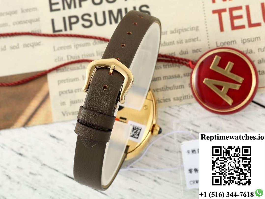 Cartier Tub Wgba0031 Af Factory Brown Dial-Rep Time Watches