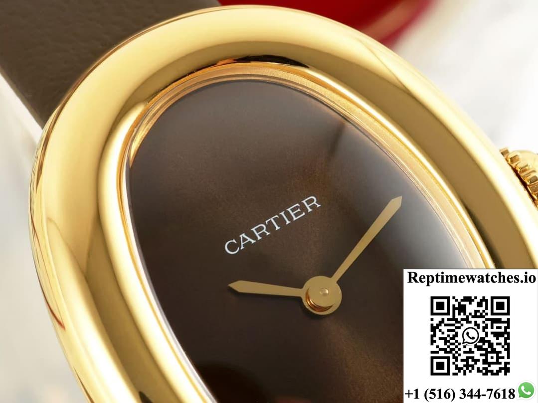 Cartier Tub Wgba0031 Af Factory Brown Dial-Rep Time Watches
