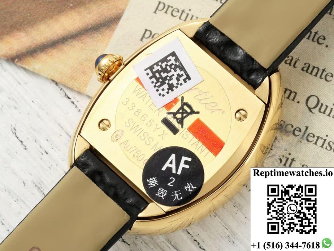 Cartier Tub Wgba0040 Af Factory Gold Color Case-Rep Time Watches