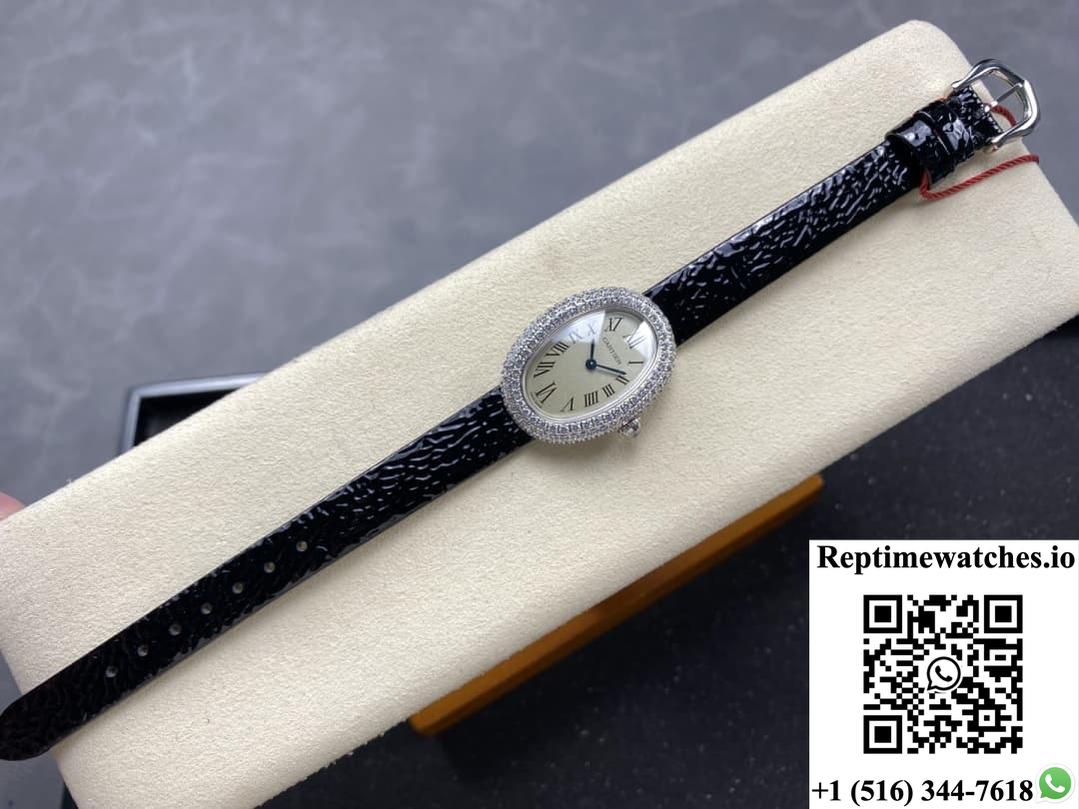 Cartier Tub Wjba0036 Dr Factory Diamond Dial-Rep Time Watches
