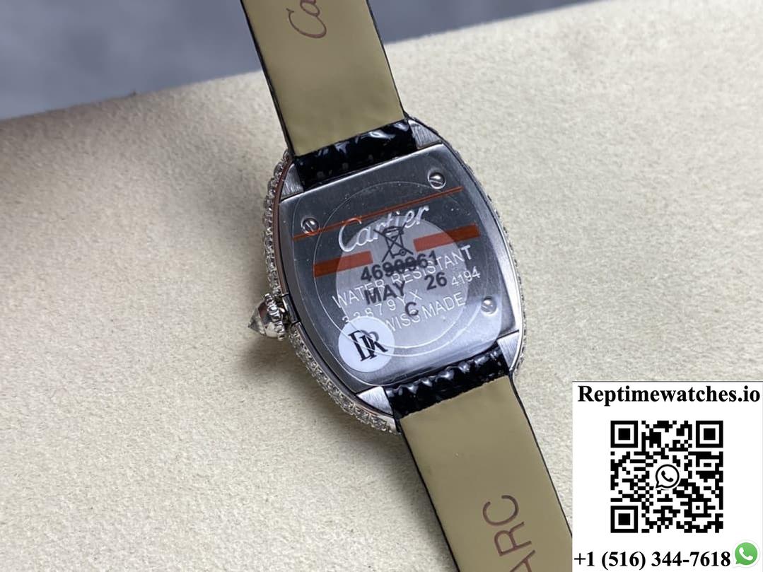 Cartier Tub Wjba0036 Dr Factory Diamond Dial-Rep Time Watches