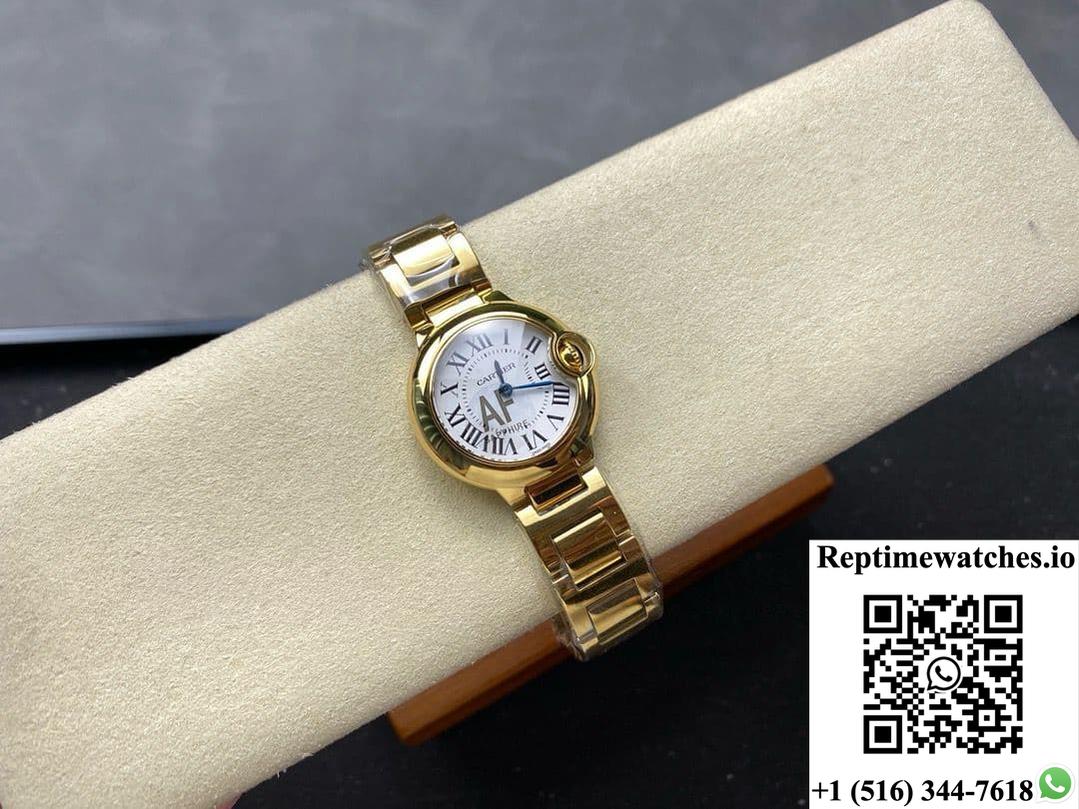 Cartier Blue Balloon W69001Z2 AF Factory Gold Case