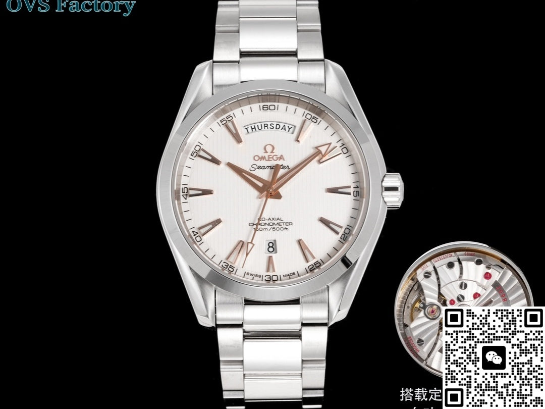 Omega Seamaster 231.10.42.22.02.001 OVS Factory Stainless Steel Case