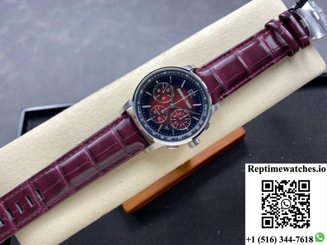Audemars Piguet CODE 11.59 26393BC.OO.A068CR.01.99 OMF factory crocodile leather strap