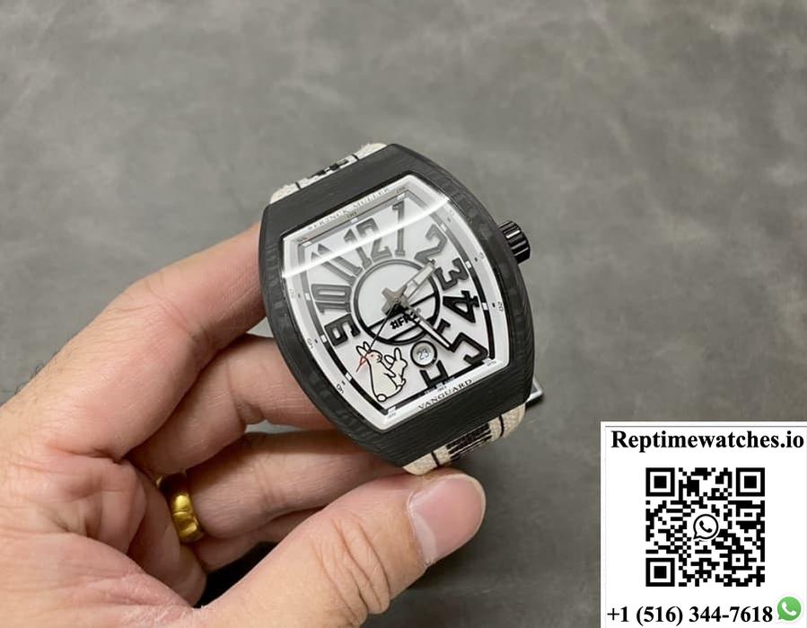 Franck Muller Men’S Collection V48 Ch Ca Abf Factory White Dial-Rep Time Watches