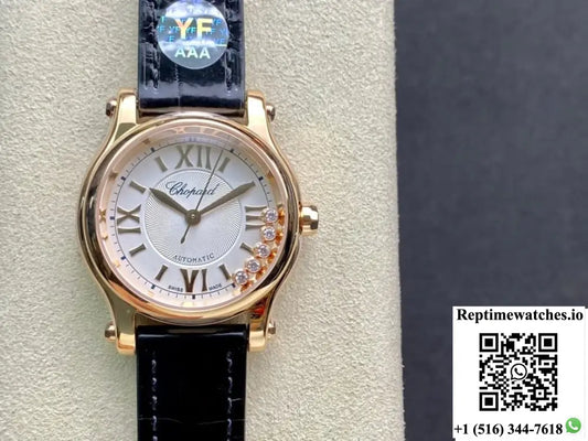 Chopard Happy Diamonds 274893-5001 YF Factory Rose Gold Case