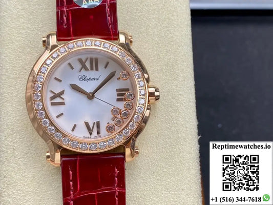 Chopard Happy Diamonds 277473-5009 YF Factory 18k Rose Gold