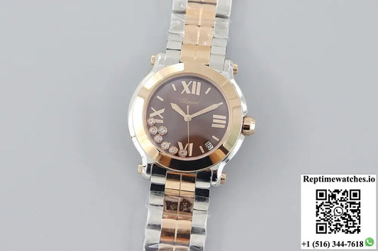 Chopard HAPPY DIAMONDS 278488-9003 YF Factory Two-tone Strap