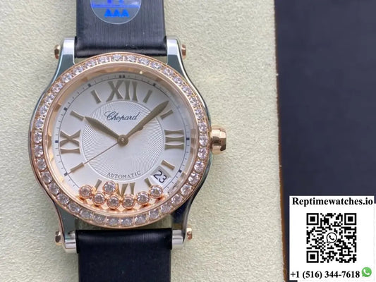 Chopard Happy Sport 278559-6003 YF Factory Rose Gold Bezel