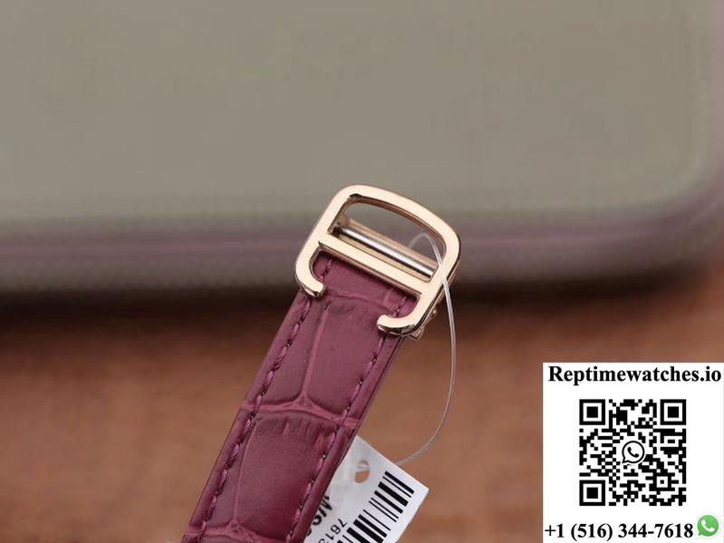 Cle De Cartier Automatic 35Mm Wjcl0032 18K Rose Gold Silver-Gray Dial-Rep Time Watches