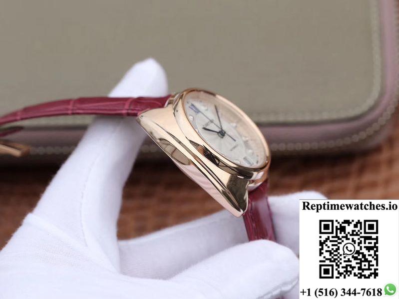 Cle De Cartier Automatic 35Mm Wjcl0032 18K Rose Gold Silver-Gray Dial-Rep Time Watches