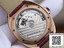 Cle De Cartier Automatic 35mm WJCL0032 18K Rose Gold Silver-gray Dial - Watches