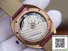 Cle De Cartier Automatic 35mm WJCL0032 18K Rose Gold Silver-gray Dial - Watches
