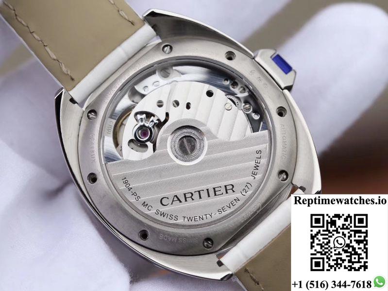 Cle De Cartier Ladies 35Mm Wjcl0032 Silver-Gray Dial-Rep Time Watches