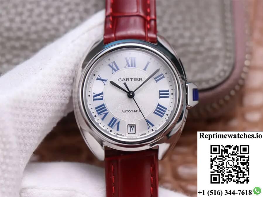 Cle De Cartier Wscl0017 V6 Factory White Dial-Rep Time Watches