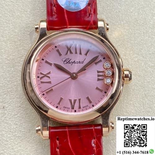 Chopard Happy Sport 278590-3012 Yf Factory Stick-Shaped Hour Markers-Rep Time Watches
