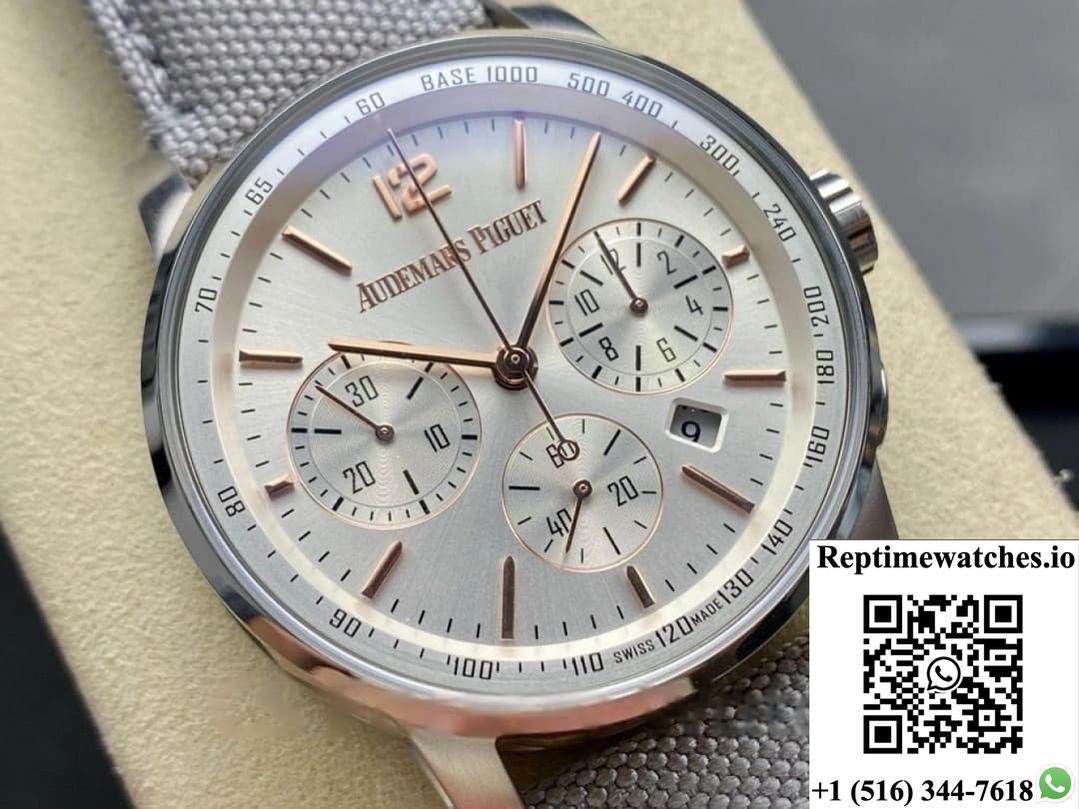 Audemars Piguet CODE 11.59 26393CR.OO.A008KB.01 OMF factory stainless steel crown